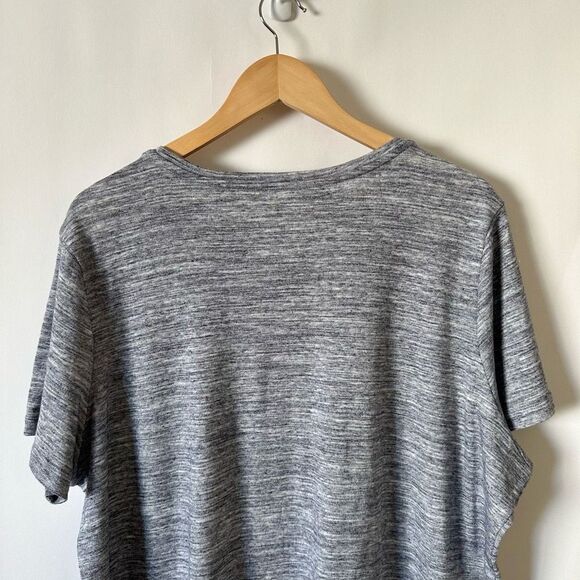 Basic Editions Gray Short Sleeve Tee - Picture 10 of 13